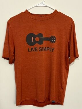 Patagonia Catalina Live Simply Guitar Graphic T-Shirt - Rust